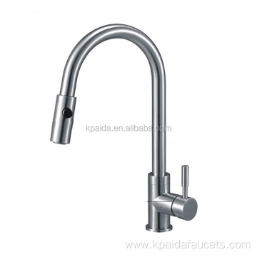 Luxury Gold Polished Single handle kitchen faucet
